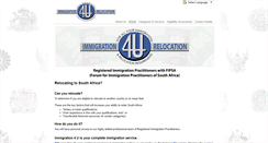 Desktop Screenshot of immigration4u.net